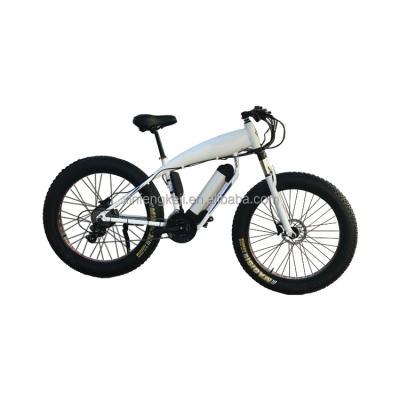 China 48V adult cross-country electric bicycle mountain bike aluminum alloy 26*4 fat tire eBike electric bicycle lithium battery for sale