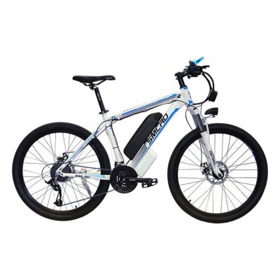 China 21speed alloy aluminum electric mountain bike/aluminum frame 350w 48V electric bicycle, 26