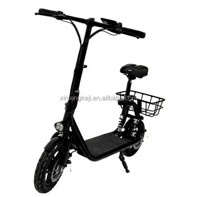 China 2021 14 inch fat tire bike carbon lithium battery 36v ebike electric scooter mini folding e-scooter for sale