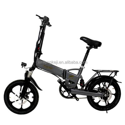 China New Model Aluminum Alloy 16inch 350w 36v 10ah 20ah Battery Cheap Portable City Bicycle Electric Ebike for sale