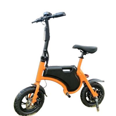 China 350W Inch 350W Mini High Carbon Steel Cheap Mini Carbon Steel Electric Bicycle Folding Electric Bicycle for sale