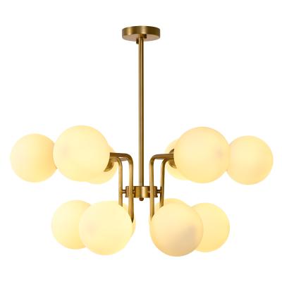 China Modern Center Table Living Room Dining Room Bedroom Murano Glass Ball Chandelier for sale