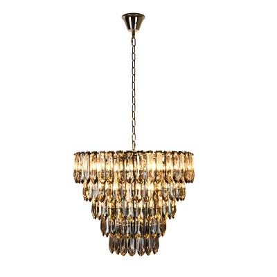 China Personality Modern Luxury Atmospheric Tie Living Room Crystal Chandelier for sale