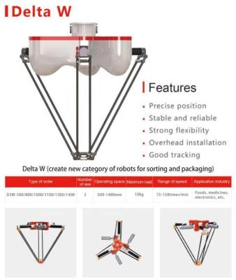 China Fastest Industrial Delta Robot Industrial Automatic Spider Robot for sale