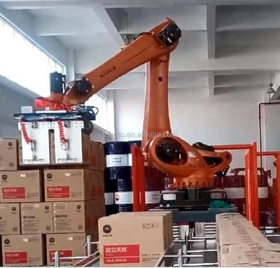 China Food KUKA robot palletizer work for carton case bag bottle for sale