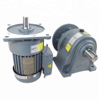 China 400W Vertical Type Totally Sealed China AC Motor Gear Reducer With 3 Phase Brake Motor for sale