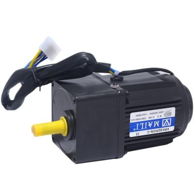 China 90mm Single Phase AC 40w 220V 110V Induction AC Gear Totally Enclosed Reversible Motor for sale