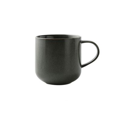 China 2021 Wholesale Viable Green Ceramic Large 17oz Vintage Creative Mug Coffee Mug With Handle for sale