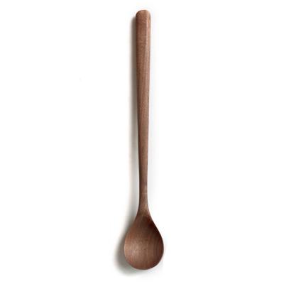 China Wholesale Custom Viable Luxury Walnut Dessert Scoops Ice Cream Cake Wooden Spoons And Fork for sale