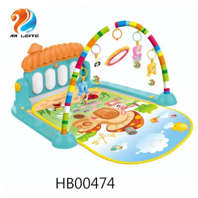 China Multifunctional Piano Music Toy Baby Kick Piano Gym Fitness Pedal Piano Baby Play Mats Gym Foot Baby Gym Play Mat Fitness Frame for sale