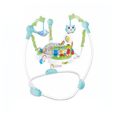 China Baby Rocking Chair With Music Jungle Happy Musical Baby Jumper Vibrating Hot Sale Round Baby Jumper Chair With Music for sale