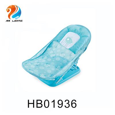 China Wholesale Foldable Comfort Shampoo Chair Baby Bather Seat Infant Support Bath Tub Infant Tub For Newborn Babies With Pillow for sale