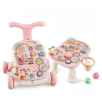 China New Function Model Multi Function Baby Walker Toys Music Baby Walker Educational Portable Handheld Toys for sale