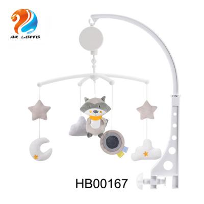 China Music Bell Hanging Toys Hot Sale Baby Crib Bell Baby Music Crib Mobile Toys Musical Light Box Hanging Ratchet Sleep Toy for sale