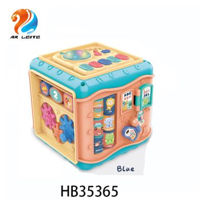 China New BABY Color Multifunctional Hexagon Drum Toy Baby Interactive Early Education Game 2 Color Matching Drum Matching Tapping Toy for sale