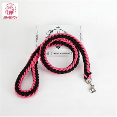 China JXANRY Pet Viable Fashion Multicolor Braided Traction Rope For Medium And Large Dogs Outdoor Dog Manufacturer Direct Sales for sale