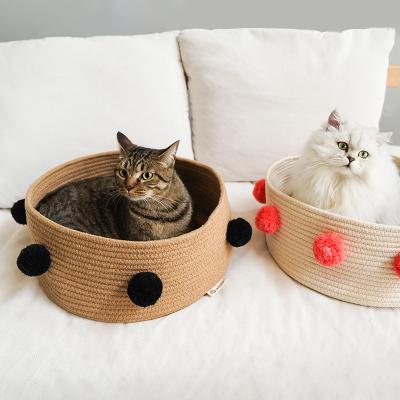 China JXANRY Pet Bed Sustainable House Cat Sofas Dog Bed Fashion Washable Style Four Seasons Universal Cat House Bed for sale