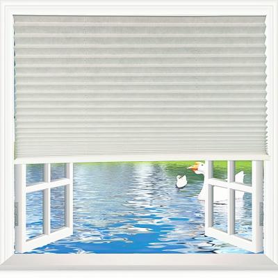 China MayLianUP Filter Factory Price No Tool Installation Light Filter Pleated Paper Shade, Pleated 36 Blind in X 72 Inch, 6 Pack, Natural for sale