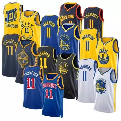 China America Edition Golden State Warrior Klay Thompson 2022-23 Season City Uniform Antibacterial Mens New Sports Basketball Tank Tops for sale