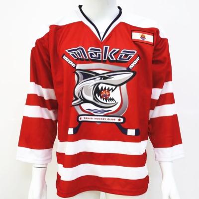 China Shirts & Custom Made Adult Mens Applique Sublimation Ice Hockey Jersey Top Stitch for sale