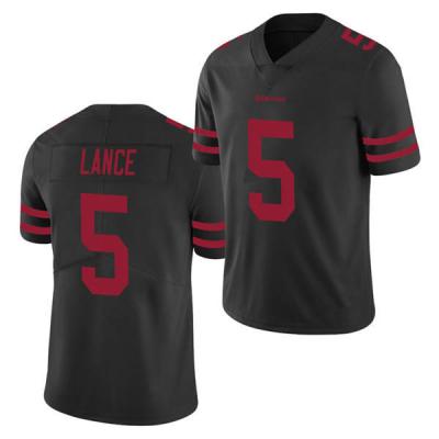 China San Francisco 5 Trey Lance 7 Colin Kaepernick 8 Sports Stitched Jersey Antibacterial Custom Embroidery American Football Jerseys Men Youth for sale