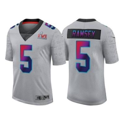 China 2022 Antibacterial New Hot Sale Stitched American Football Jersey #5 Jalen R_amsey #40 Miller Gray Super Limited _Bowl L_VI Jersey for sale