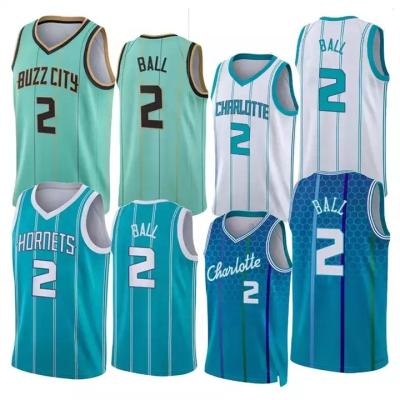 China Good Quality 2022 New Orleans Hornets 2 Season New Orleans 23 Basketball Stitched Jersey Antibacterial Lamelo Ball for sale