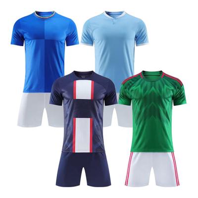 China Sets Mask USA OEM Custom Made Fedex Mesh Technology New Pattern Soccer Set Kids Soccer Jersey Mens DHL Sublimation Green Australia Quantity for sale