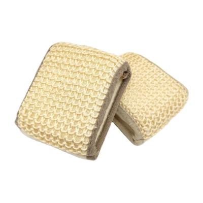 China EXFOLIATE natural spa exfoliating body sisal deep cleansing back scrubber for sale