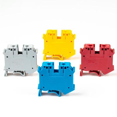 China Wire Connecting Universal JUK35N 4-35mm2 Din-rail Screw Terminal Blocks For Electrical Cabinet for sale