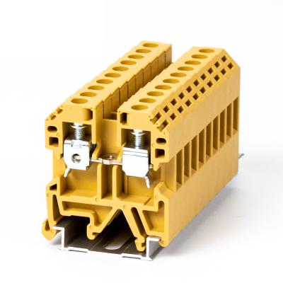 China Wire connecting the DIN-rail SAK10 terminal blocks 0.5-10mm2 for sale