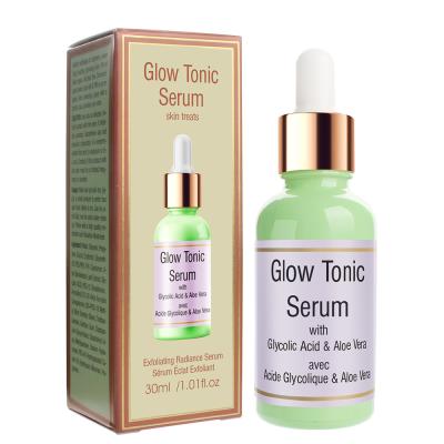 China Skin Revitalizer Glow Tonic Serum with Glycolic Acid and Aloe Vera With Face Facial Serum for sale