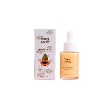 China Skin Revitalizer OEM Hyaluronic Acid Serum Whitening Anti Wrinkle Papaya Serum for sale