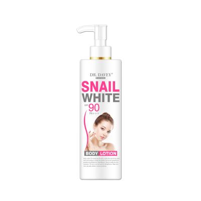 China Whitening High Quality Private Label Nicotinamide Organic Snail Whitening Body Cream Body Lotion for sale