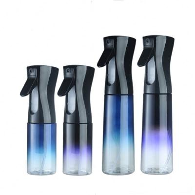 China Barber Hairdressing 200Ml 300Ml 500Ml Salon Cosmetic Reusable Alcohol Disinfection Trigger Sprayer Continuous Spray Plastic Bottle for sale