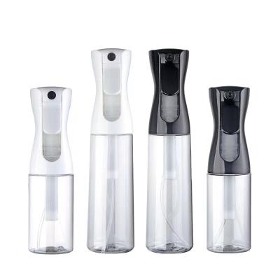 China Cosmetic Fine Spray 300ML Mist Spray Bottle Water Trigger Bottle Fine Mist Spray Bottle Reusable Continuous Plastic for sale