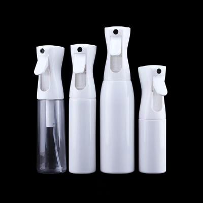 China 200ml 300ml 500ml Cosmetic Pump Sprayer Plastic Continuous Spray Mist Push Mist Lacquer Bottle for sale