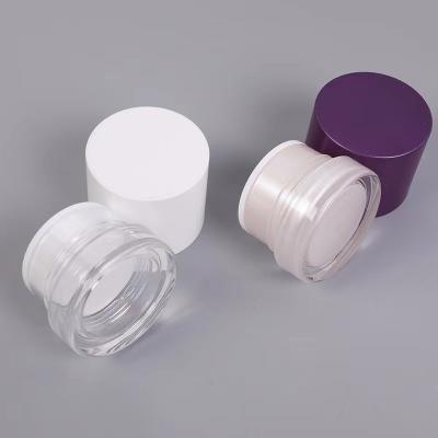 China New High Materials Recycled Acrylic Bottle 15G 30G 50G Cream Bottle Packaging Bottle Cream Jar for sale