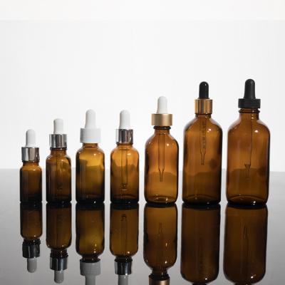 China High Quality Brown Spiral Mouth Small Size And Easy To Carry Unique Dropper Bottle for sale