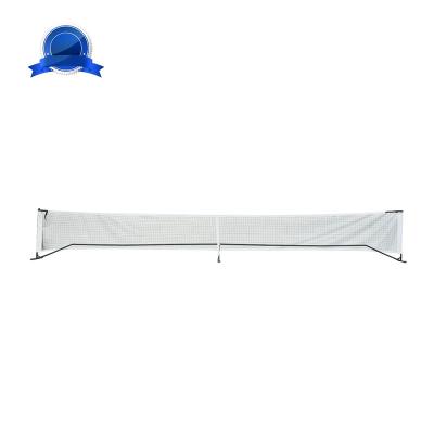 China Steel 22 Feet Portable Metal Frame Pickleball Rigged Net Easy To Assemble Free Standing for sale