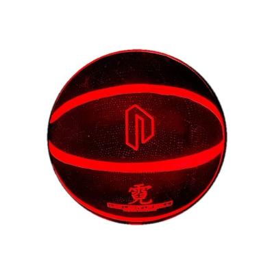 China Basketball Playing Light Glowing Glitter Up Basketball For Training for sale