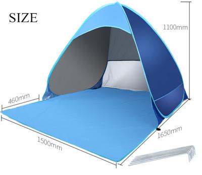 China Portable Outdoor Automatic Pop Up Beach Tent 1 Man Pop Up Tent for sale