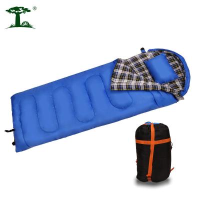 China Envelope Type Flannel Double Sleeping Bag For Travel Sleeping / Camping Portable Silk Sheet Bag for sale