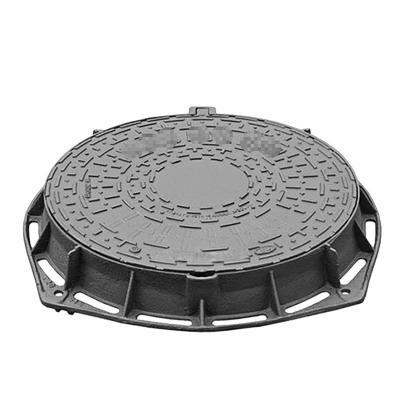 China Carports GUESS En124 Class D400 Ductile Cast Iron Manhole Cover With Frame Dimensions for sale