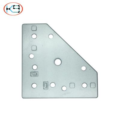 China Aluminum Profiles M6 / Foot Bracket Caster Mounting Plate Accessory M8 / M10 / M12 for sale