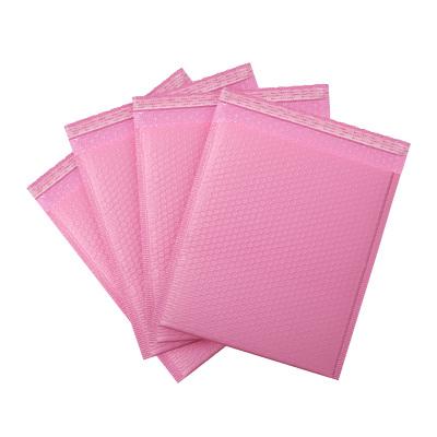 China Black Poly Bubble Mailers Custom Envelope Mail Packaging Poly Foil Mailer Laminated Bubble Bag With Waterproof for sale