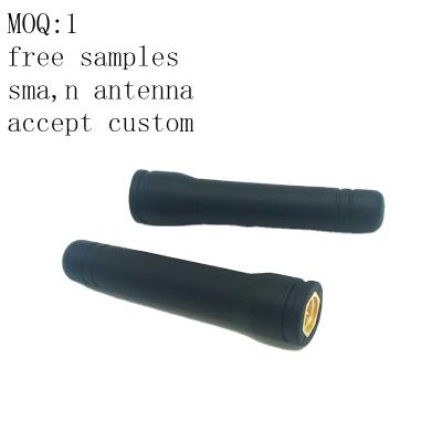 China Small 50MM 3dbi Omni 3G GSM External High Gain Waterproof Rubber Antenna For LORA Sma Wireless for sale