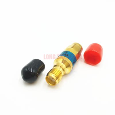 China Brass On Sale 50ohm 1db, 2db 3db 5db 6db 10db 15db 20db 30db 6GHz 2W SMA Male To Female Fixed Attenuator for sale