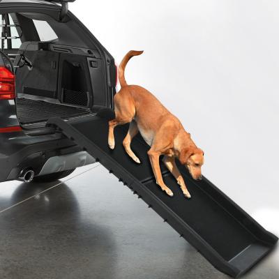 China Customized Viable Outdoor Dog Car Ladder Ramps Easy To Store Folding Dog Steps Stairs For Cars Trucks for sale