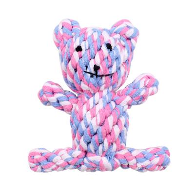 China Wholesale Viable Soft Cotton Rope Ball Cheap Pet Playing Molar Toys Dog Rope Chew Rope Toys for sale